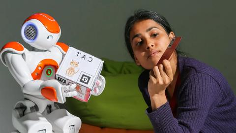 Interactive AI Robot Figure with Voice Recognition 25 Degree Movement System 20 Language Translation Capability WiFi Connected Smart Home | Lonoma