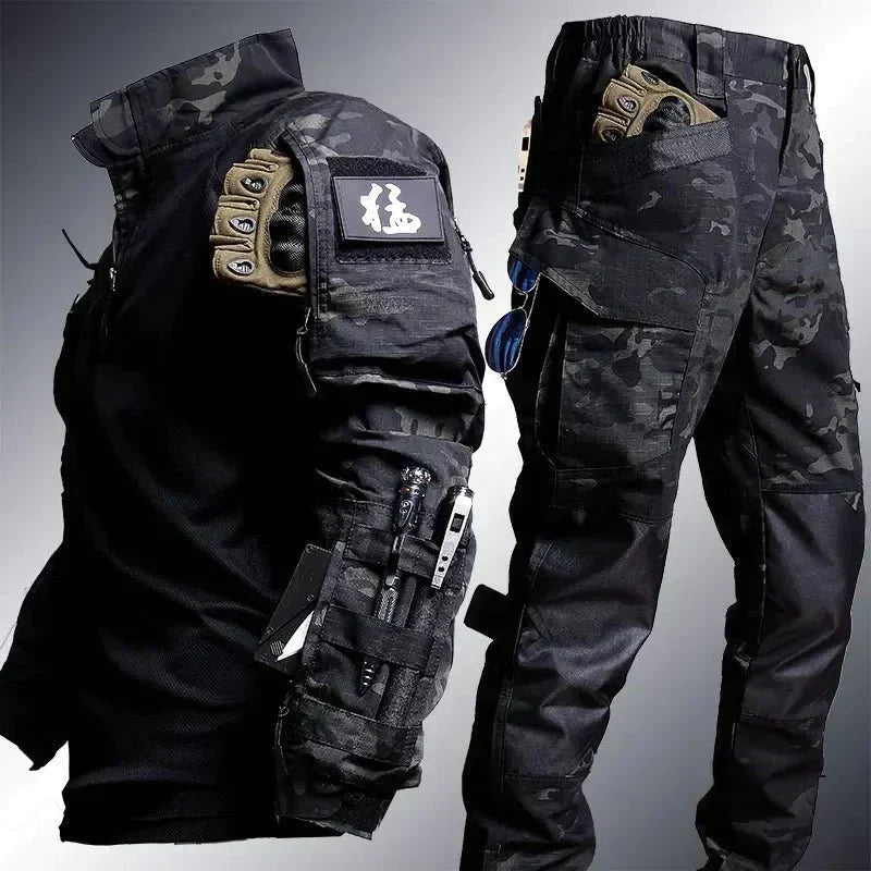 Men's Tactical Jacket & Pants Set Waterproof Outdoor Gear for Hiking Camping Hunting Survival | Lonoma