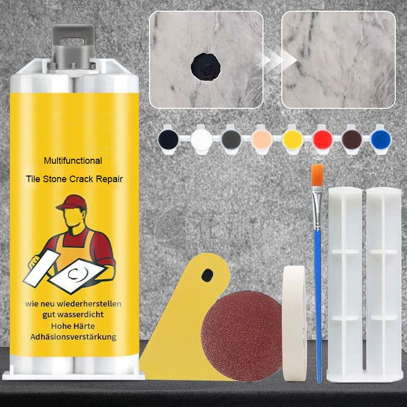 Surface Fix Compound for Ceramic Marble Granite Chips Cracks Scratches DIY Home Improvement Floor Wall Kitchen Bathroom Patio Countertop | Lonoma