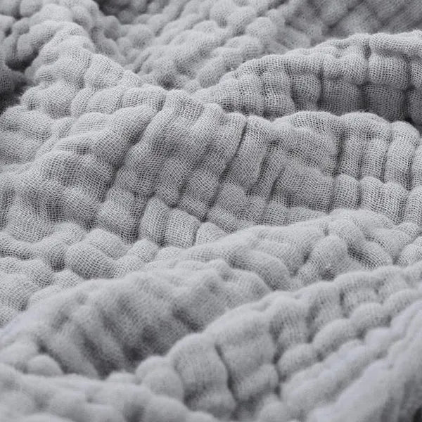 Breathable Cotton Throw Blanket Soft All-Season Muslin Weave for Couch Bed Sofa Living Room Bedroom Hypoallergenic Lightweight | Lonoma