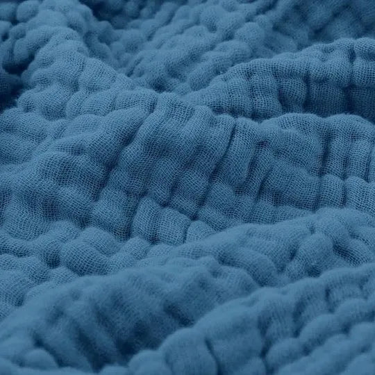 Breathable Cotton Throw Blanket Soft All-Season Muslin Weave for Couch Bed Sofa Living Room Bedroom Hypoallergenic Lightweight | Lonoma