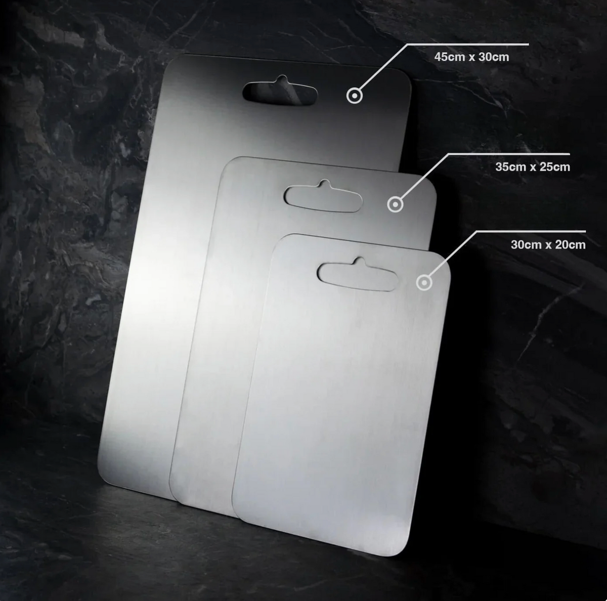 Titanium Cutting Board – Scratch-Resistant, Non-Porous & BPA-Free for Safe Food Prep in Any Kitchen | Lonoma