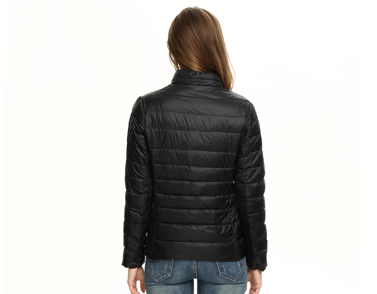 Women's Lightweight Quilted Puffer Jacket – Insulated Zip-Up Coat for Fall Winter | Lonoma