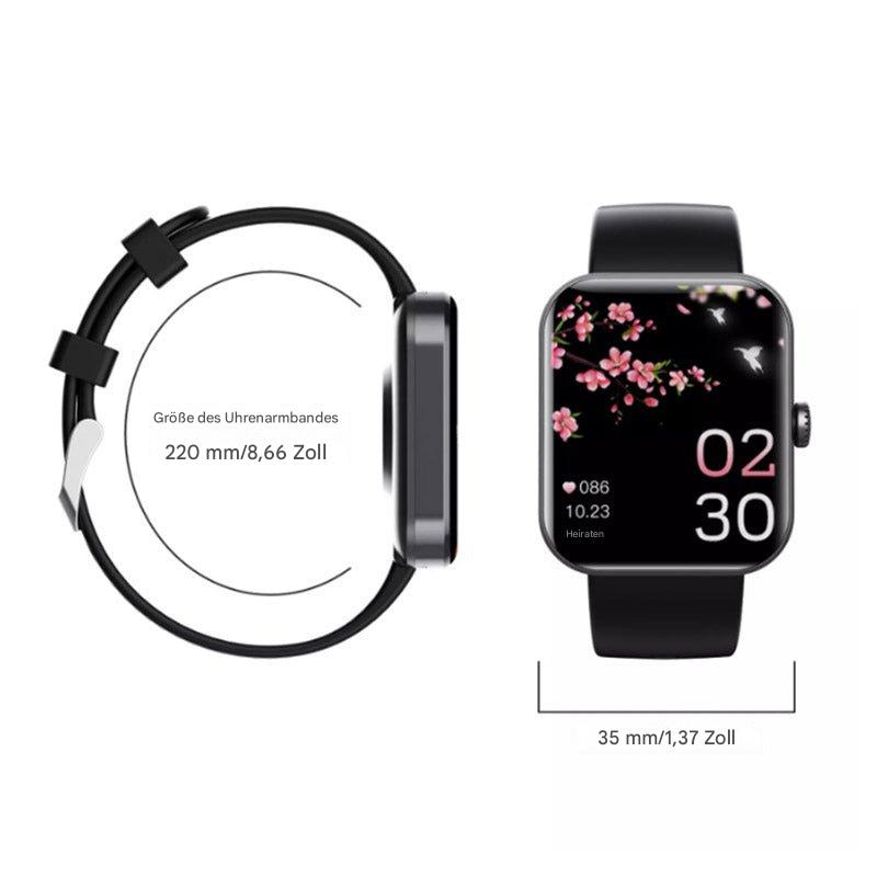 Wellness Tracker Smartwatch with Heart Rate Monitor, Blood Pressure & Sleep Tracking for Fitness Health Management | Lonoma